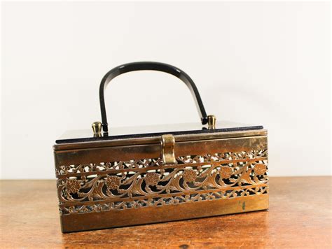 antique metal box purse|old purses worth money.